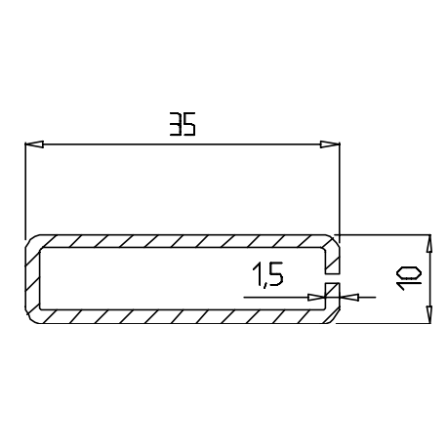 KBE 218 x 1,5 mm
