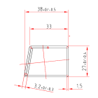 Kömmerling V 025 x 1,5 mm