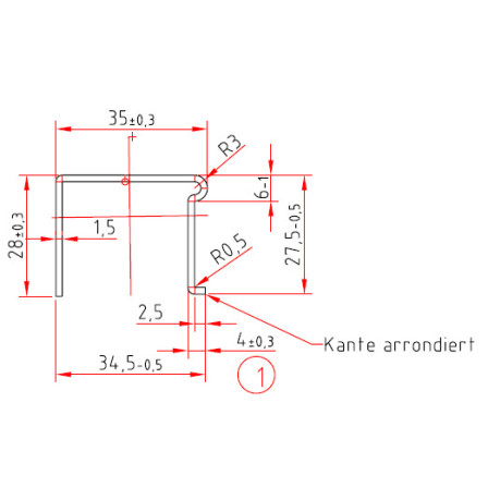 REHAU  Art.-Nr. 244 506 x 1,5 mm