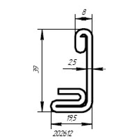 SCHÜCO  Art.-Nr. 202 612 x 2,5 mm