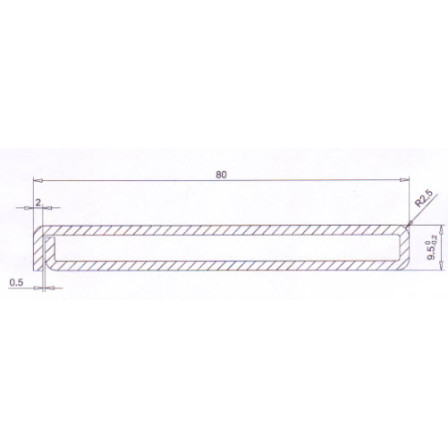 VEKA 113.149.2W x 2,0 mm
