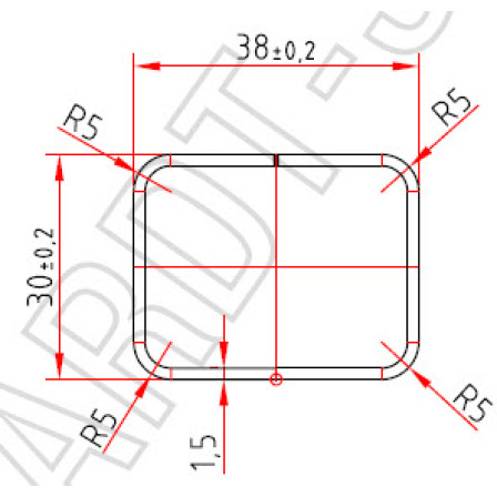 VEKA 113.271 x 1,5 mm