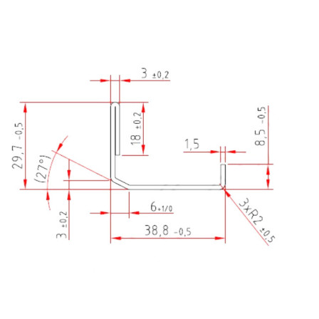 VEKA 113.292 x 1,5 mm