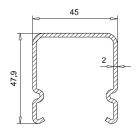 VEKA 113.368.2x2,0mm