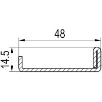 aluplast Art.-Nr. 229.063 x 2,0 mm