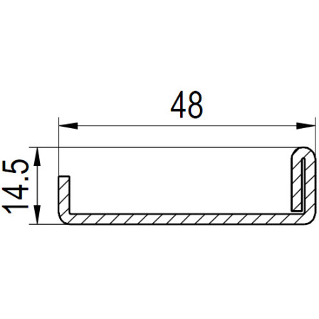 aluplast Art.-Nr. 229.063 x 2,0 mm