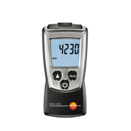 Безконтактний тахометр testo 460 із цілевказівником для оптичного вимірювання частоти обертання в об/хв і об/с