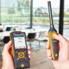 Термогігрометр testo 440 з виносним зондом, вбудованою пам'яттю та можливістю підключення до ПК